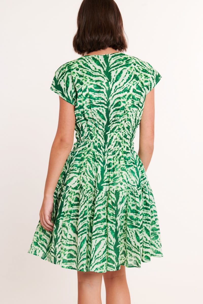 Derhy Abstract Print Dress