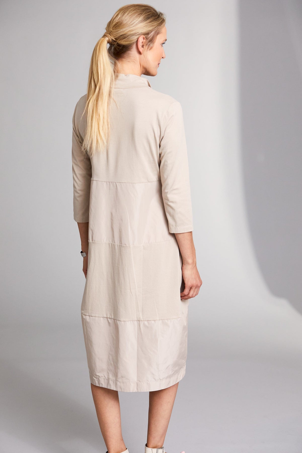PERUZZI Long Zip Neck Dress