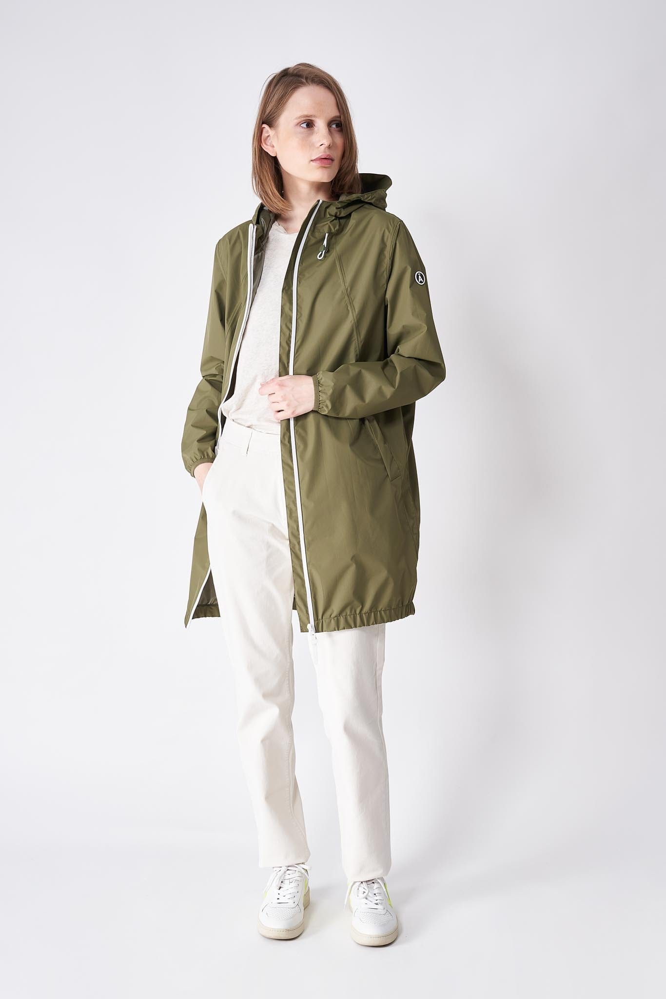 Long packable raincoat online