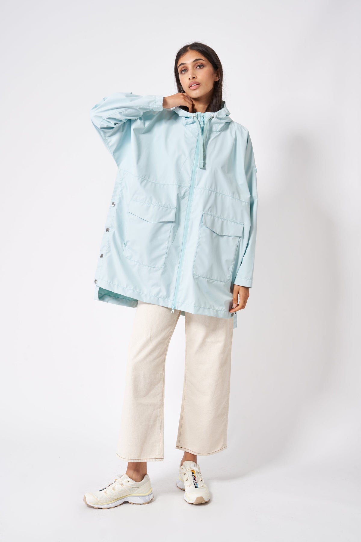 TANTÄ Double Pocket Recycled Raincoat