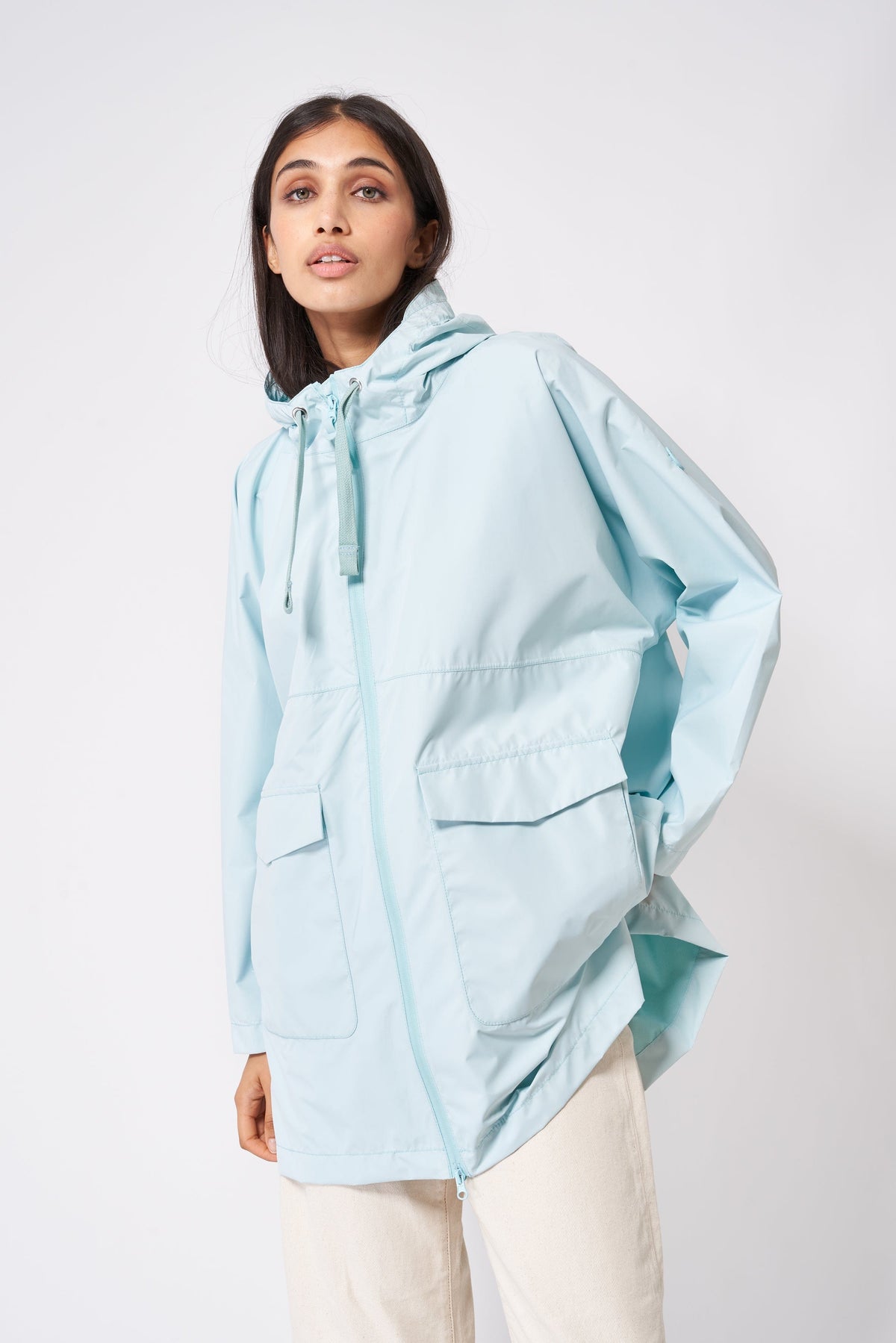 TANTÄ Double Pocket Recycled Raincoat