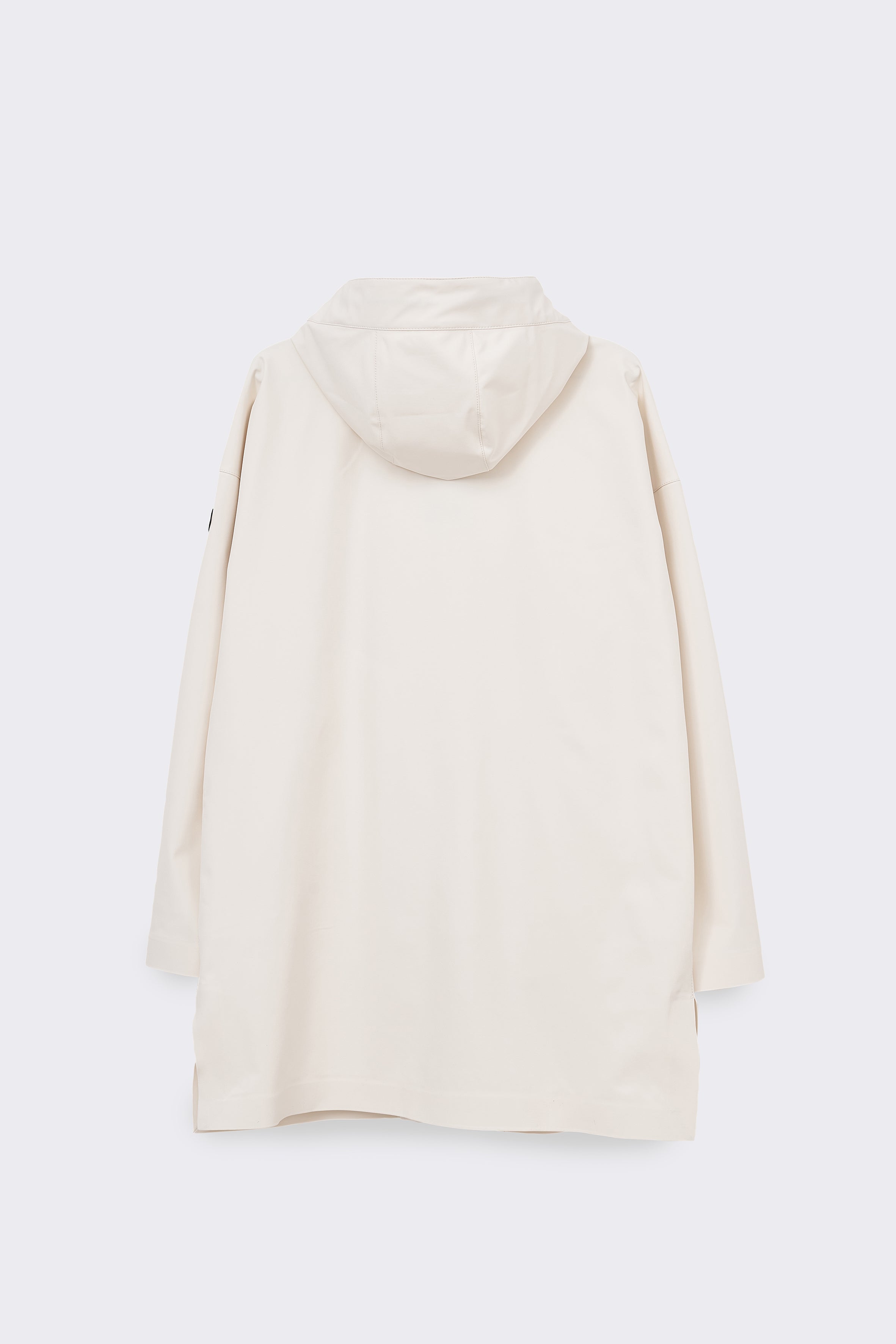 Long white outlet raincoat