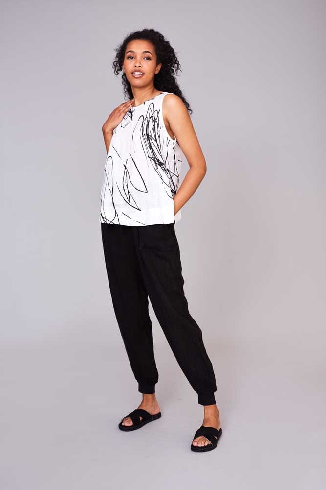 LUUKAA Scribble Print Vest