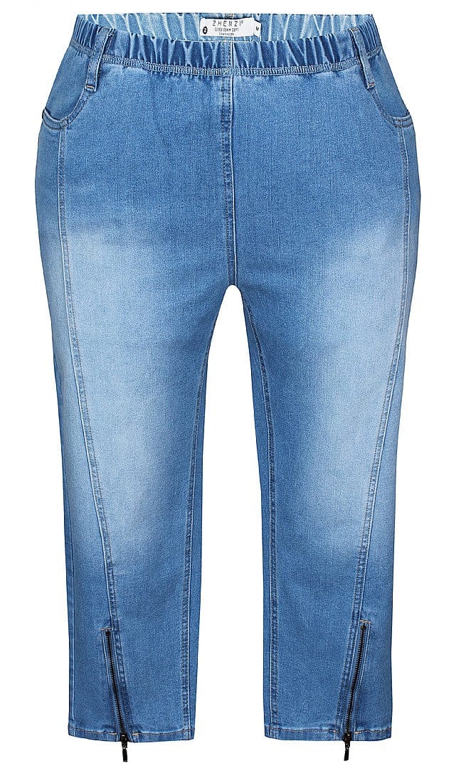 ZHENZI Zip Front Jean