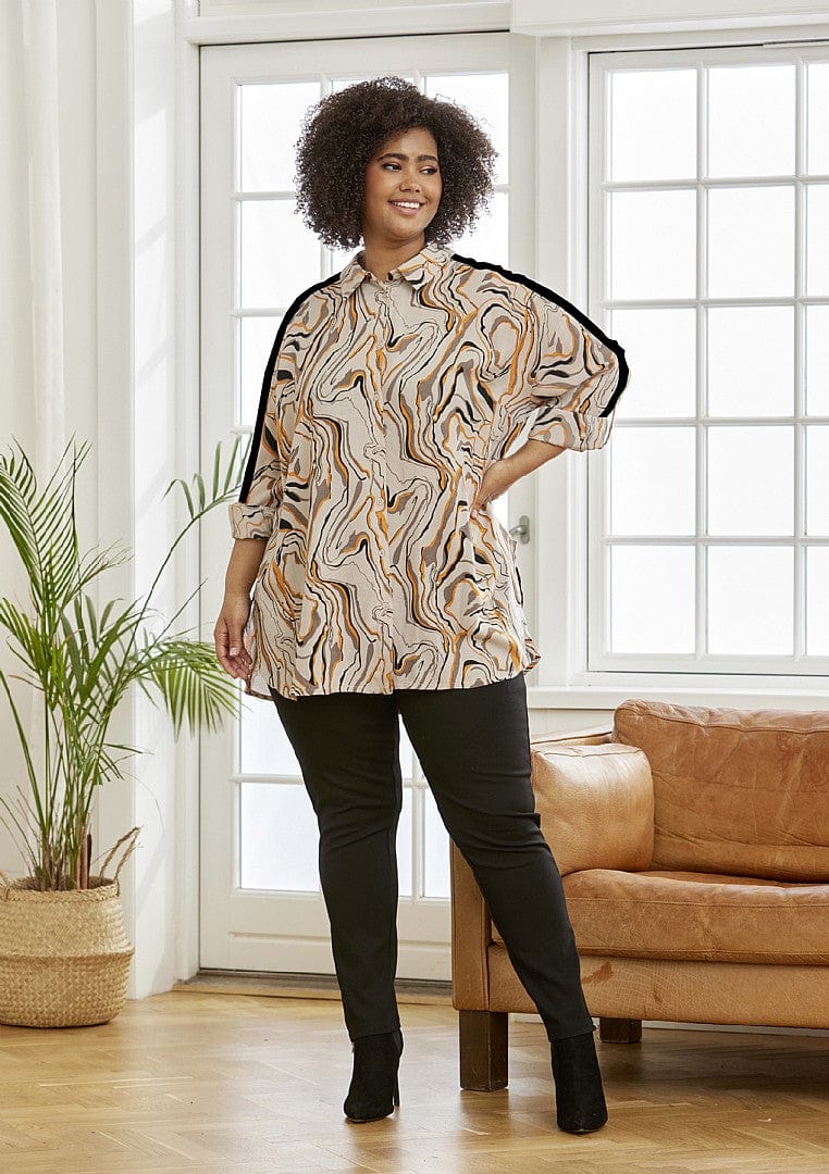 ZHENZI Geo Print Shirt