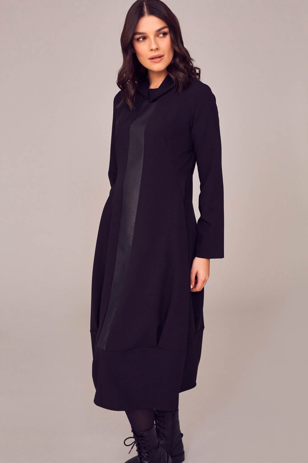 PERUZZI Cowl Neck Dress