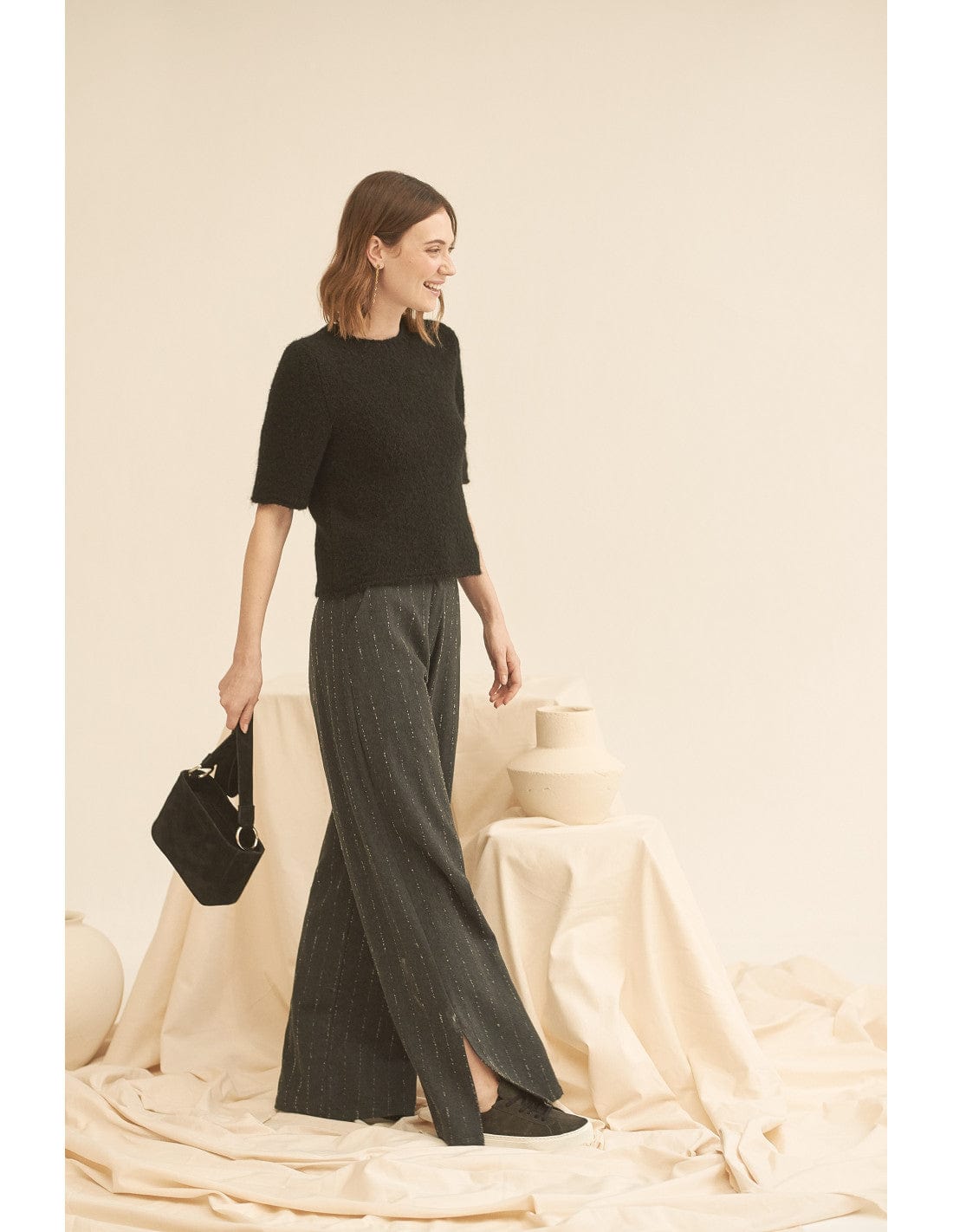 Mus & Bombon Fleck Stripe Trouser