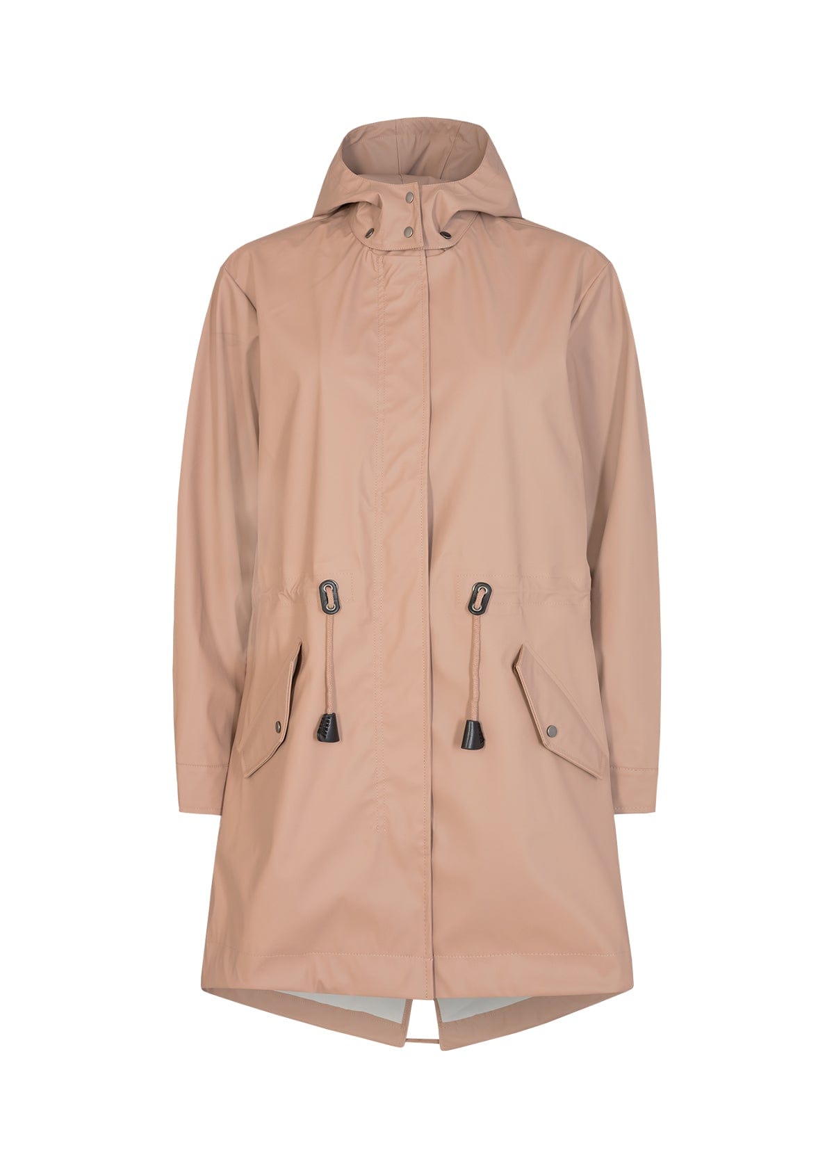 Soyaconcept Drawstring Rain Coat