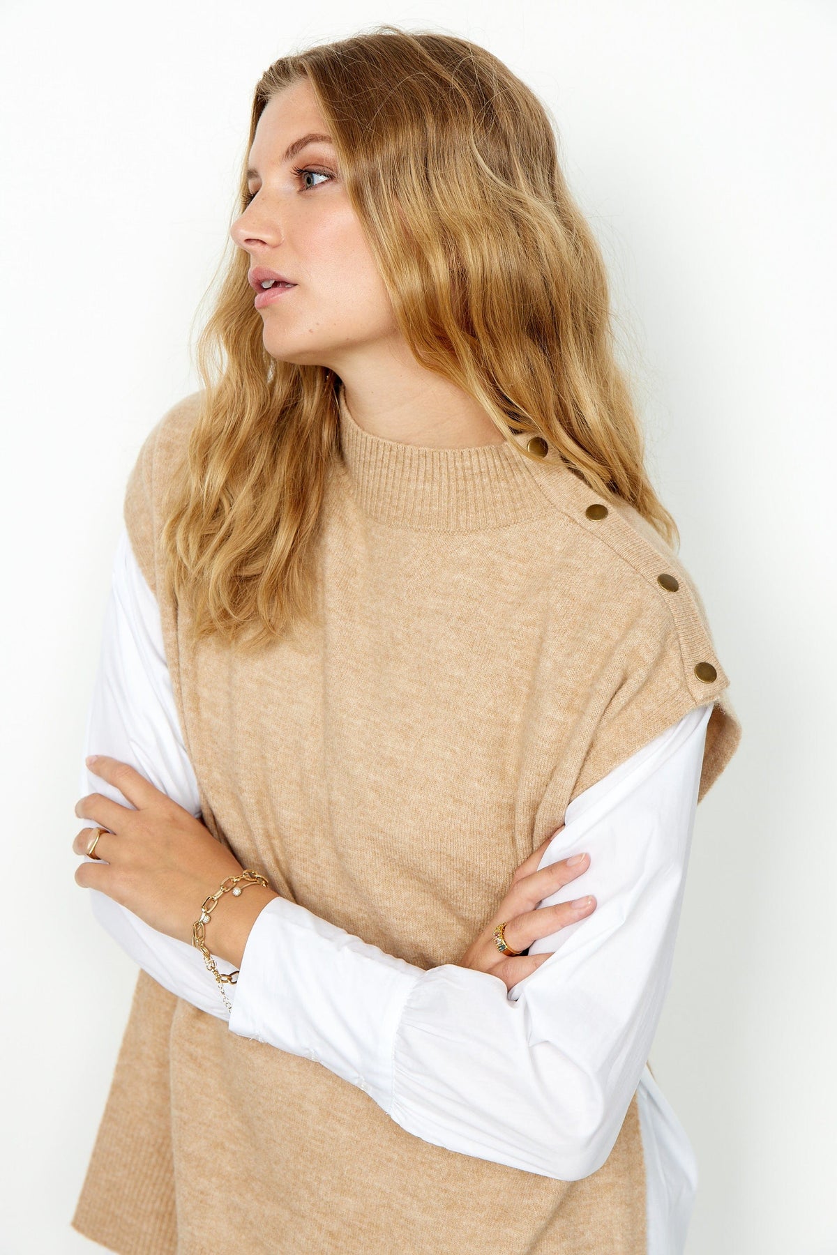Soyaconcept Funnel Neck Vest