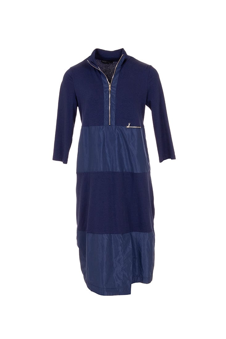 PERUZZI Long Zip Neck Dress